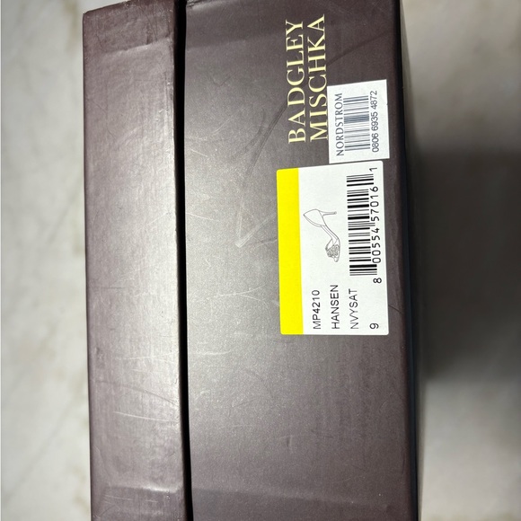 Badgley Mischka Women's Blue Embellished Heels - Picture 5 of 5